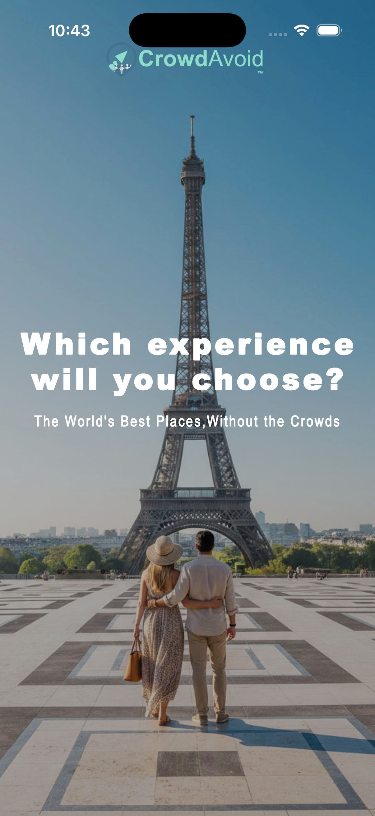 Which experience would you choose?